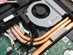 MSI GE70's fan and heat pipe
