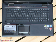 The stroke is spongy because the keyboard yields.