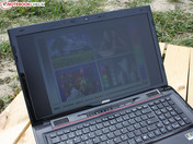 MSI GE70 featuring a matte screen