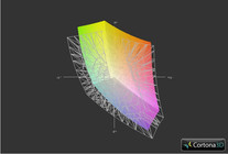 MSI GE70 vs. sRGB