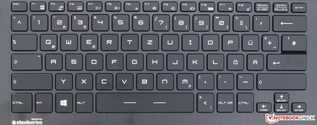 Multi-color illuminated SteelSeries keyboard...
