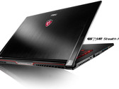 MSI GS73VR Stealth Pro ultra-slim gaming notebook with NVIDIA GeForce GTX 1060 graphics