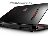 MSI GT62VR Dominator Pro gaming notebook with NVIDIA GeForce GTX 1060 graphics