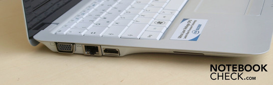Left side: VGA, LAN, HDMI, 2-in-1 cardreader