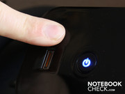The fingerprint reader makes life easier for the user.