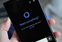 Microsoft Cortana voice assistant on Windows Phone