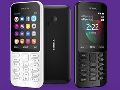 Microsoft Nokia 222 feature phone with Internet connectivity