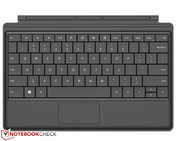 The Type Cover resembles a notebook keyboard. (picture: Microsoft)