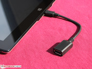Accessories: A micro-USB to standard-USB adapter
