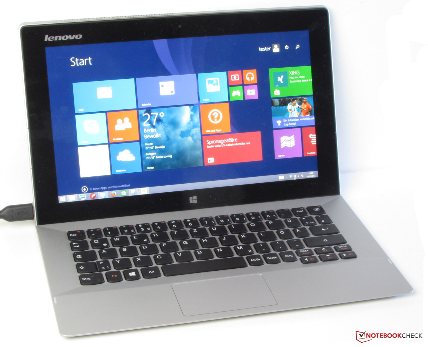 Lenovo Miix 2 11 Convertible Review - NotebookCheck.net Reviews