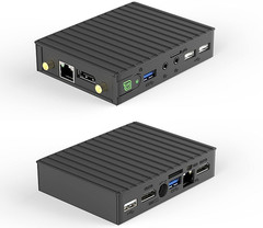 Mintbox Mini Pro mini desktop PC with Linux Mint preinstalled and AMD hardware