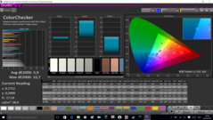 CalMAN ColorChecker (target color space sRGB)