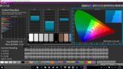 CalMAN ColorChecker post calibration