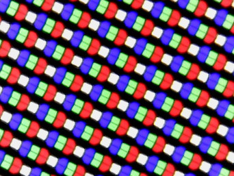 RGBW subpixel array