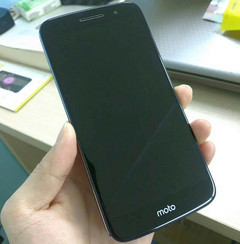 Image of black Moto M Android smartphone leaks online