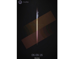 Motorola Moto Z Android smartphone teaser image shows tricolor frame