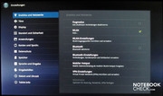 Settings of the network