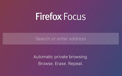 Mozilla Firefox Focus browser for iOS