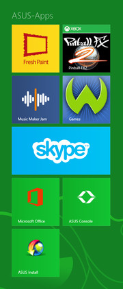 Asus pre-installs several apps.