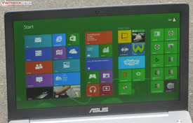 Asus N550JV: outdoors