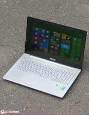 The Asus N550JV outside