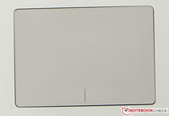 The touchpad supports multi-touch gestures.