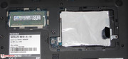 Tthe Toshiba NB10t is accessible via a maintenance hatch ...