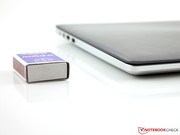The Zenbook NX500JK is not quite as thin as a matchbox.