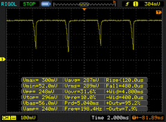 90% brightness. PWM detected