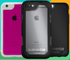 Griffin Survivor Summit and Survivor Journey cases for iPhone 6s and 6s Plus