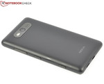 The shell is made of matte-black polycarbonate