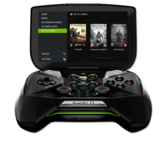 Will Nvidia&#039;s next SHIELD handheld console retain its precursor&#039;s design? (Pictured: current SHIELD Portable)