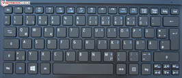 Acer uses a chiclet keyboard.