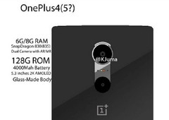 OnePlus 4/5 leaked image with specs, first OnePlus 4 rumor/leak
