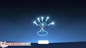 This visualization displays what Leap Motion "sees".