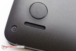 The stereo speakers fire downwards The stereo speakers fire downwards
