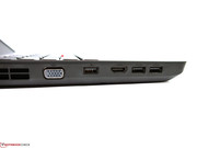 The connectivity is feasible with HDMI and USB 3.0.