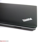 The illuminated i-dot in the ThinkPad logo is typical for the Edge series.