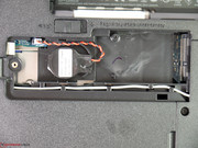 mSATA slot. Our test model did not have the antennas for UMTS modules.