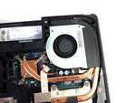 All important components, including the fan, can be accessed via the bottom