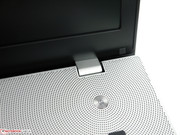 The round dotted pattern is one of the chic, yet unobtrusive design elements of the Asus N76 series.
