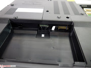 The SIM card slot is in the battery compartment.