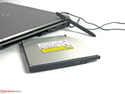 The optical drive is modular and can be replaced with a hard drive, battery or Blu-Ray burner.