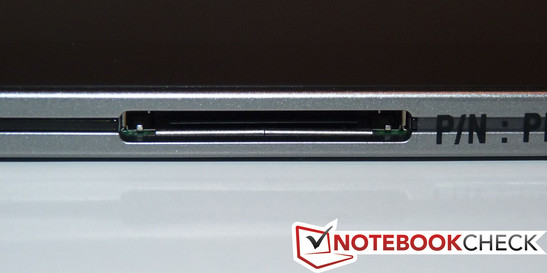 Bottom: dock connector