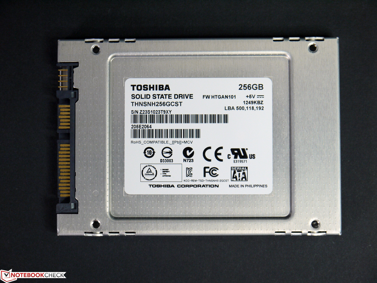 void Offense Getting worse Review Toshiba HG5d 256 GB SSD (THNSNH256GCST) - NotebookCheck.net Reviews