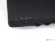 Not only LEDs and audio jacks are on the front...
