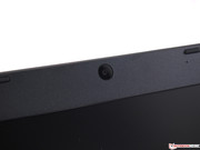 The webcam in the display bezel has a resolution of 1.3 megapixels