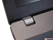 The hinges have a firm hold on the display in every position