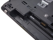 The SIM card is hidden in the battery compartment