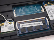 Another slot is located beside the present RAM bar of 4 GB